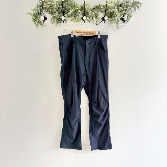 Prana Pants - PrAnA womens navy active hiking pants 14 L 5846